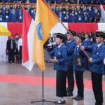 Pembacaan ikrar oleh mahasiswa baru angkatan 2023.